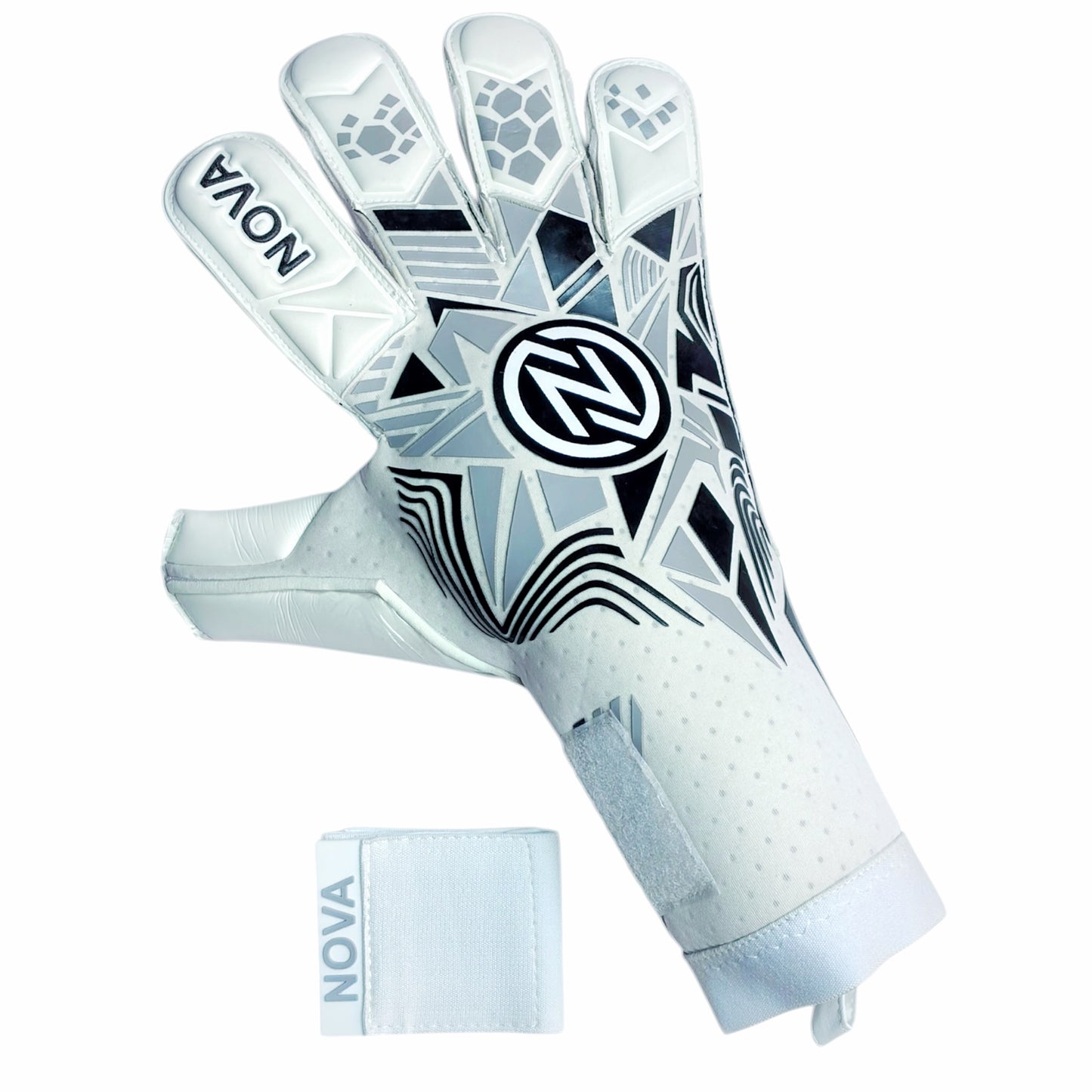 Orbital White Hole - Guantes de Arquero con Látex Contact 4 mm y Corte ErgoRoll