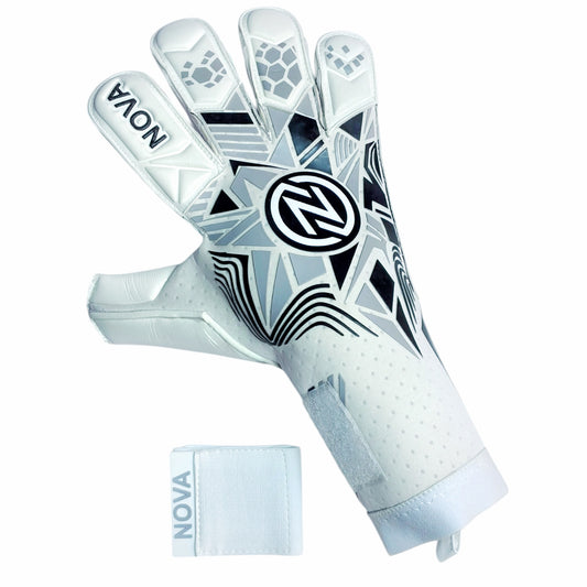 Orbital White Hole - Guantes de Arquero con Látex Contact 4 mm y Corte ErgoRoll
