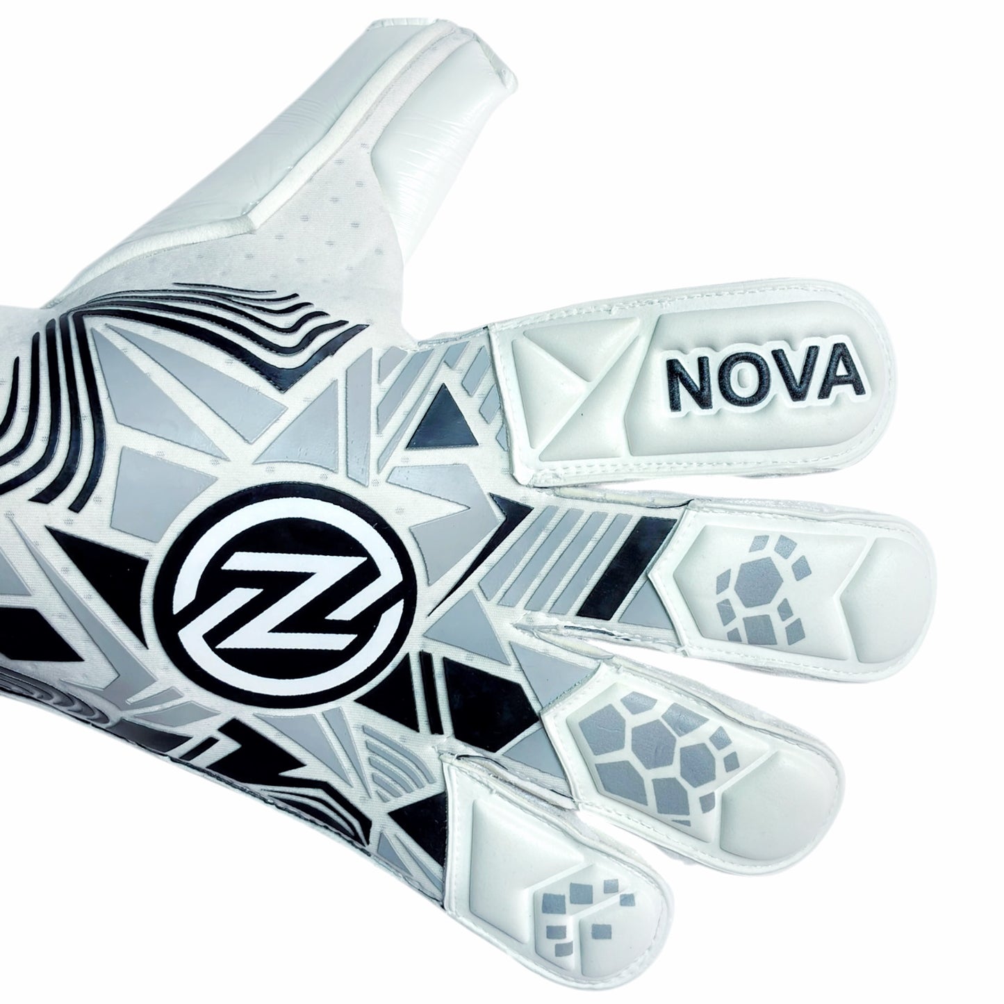 Orbital White Hole - Guantes de Arquero con Látex Contact 4 mm y Corte ErgoRoll