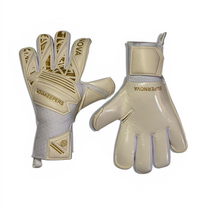 Supernova Gold Edition White – Guantes de Arquero Profesionales