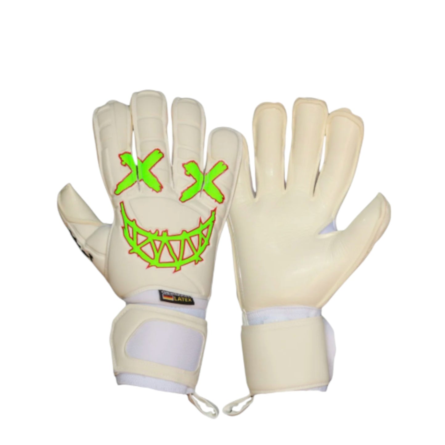 Luvas de goleiro profissionais pretas - Crazy - Difai